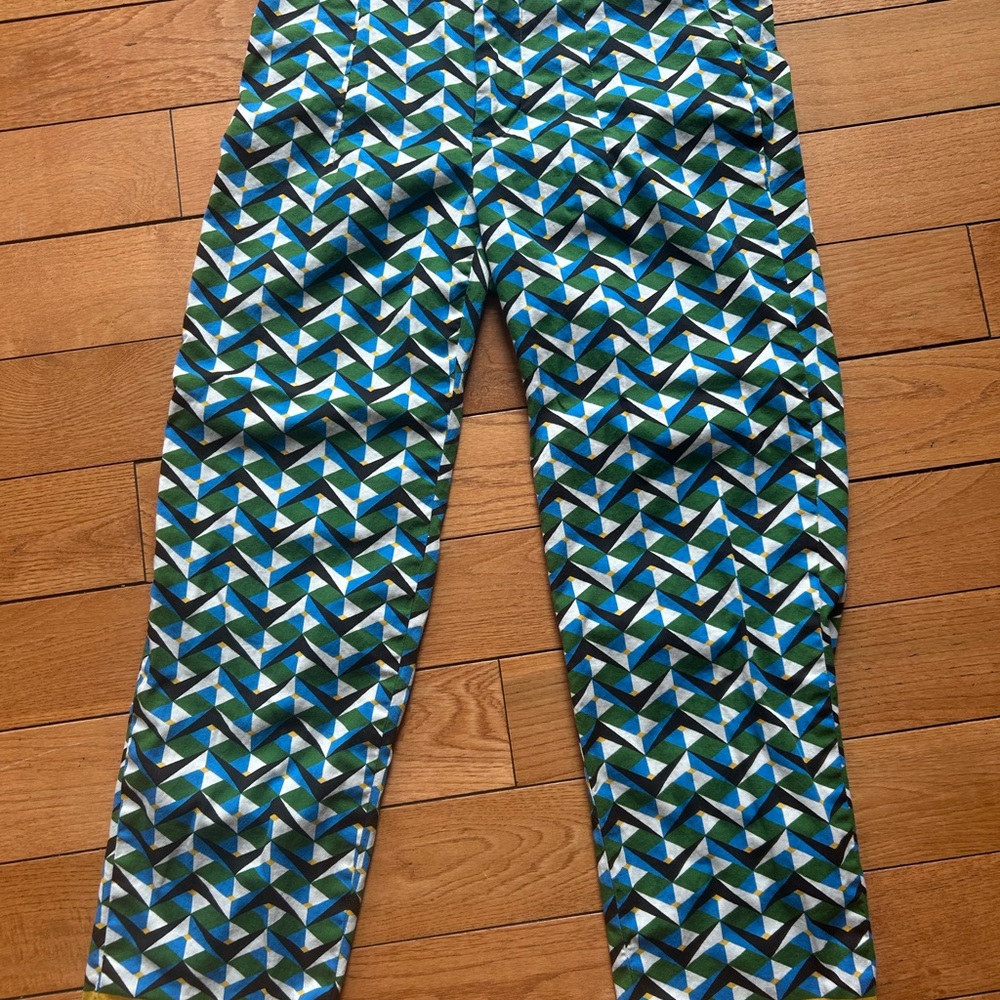 Zara Women Multicolor Geometric Pattern Pants
